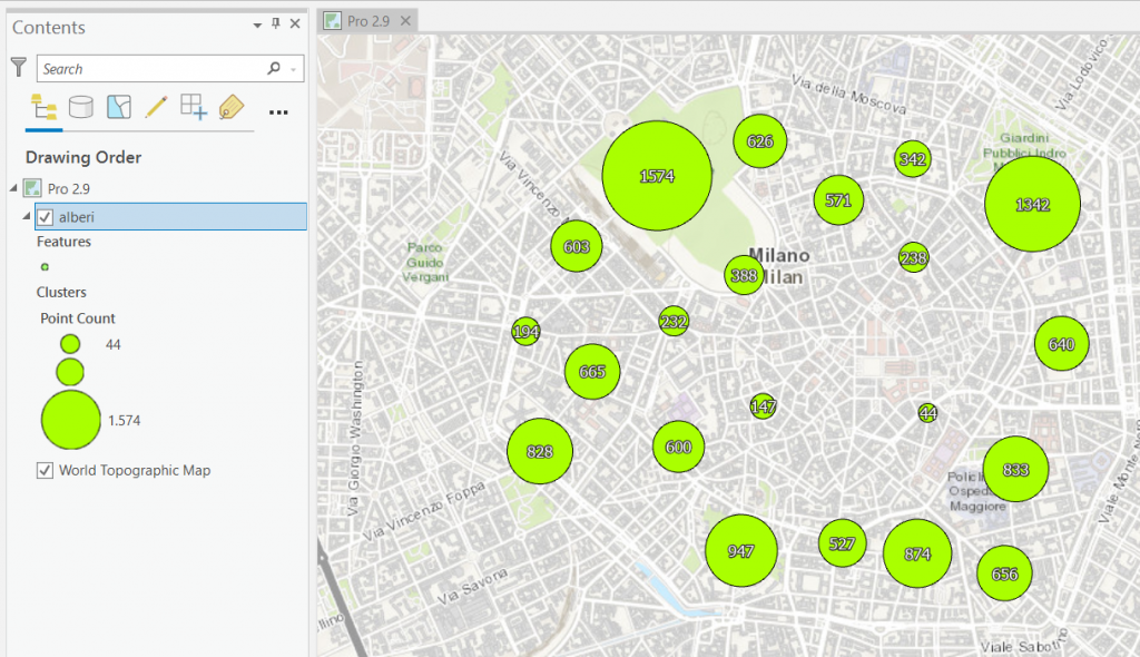 ArcGIS Pro 2.9 - Clustering