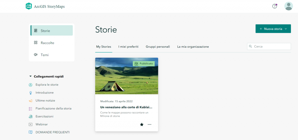 ArcGIS StoryMaps, Esri, App